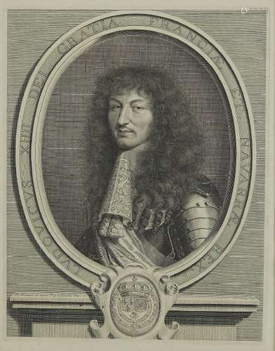 Robert Nanteuil Portrait of Louis XIV of France E