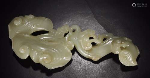 HETIAN JADE RU YI ORNAMENT