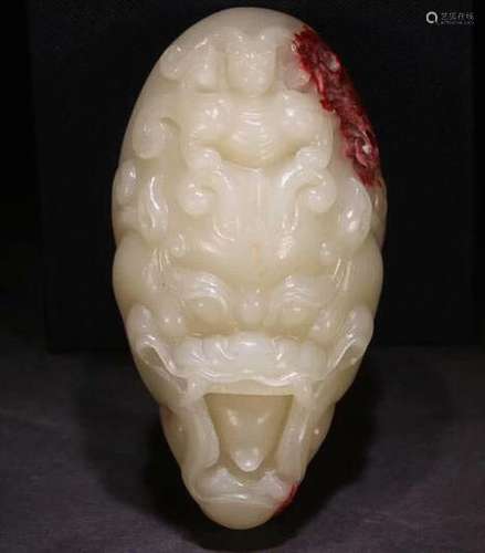 HETIAN JADE BEAST BUCKLE