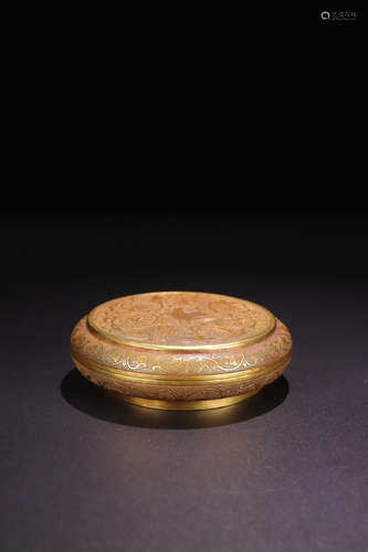 A GILT BRONZE 'DUOZIDUOFU'BOX