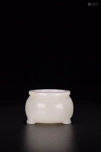 A HETIAN JADE THREE BASES CENSER