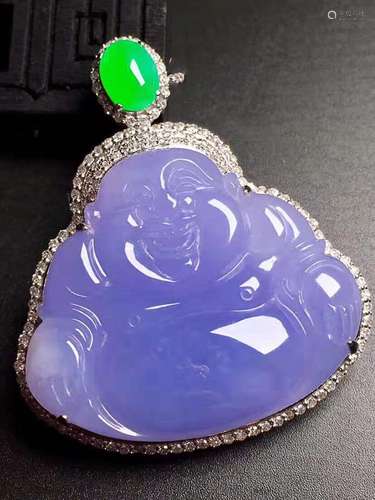 VIOLET JADEITE PENDANT