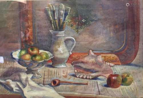 Nicolas POLIAKOFF (1896 1976). Nature morte au bro…