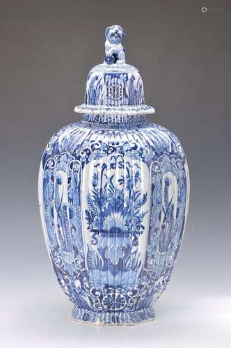 Large lidded vase