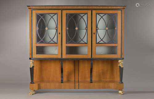 showcase in Biedermeier style