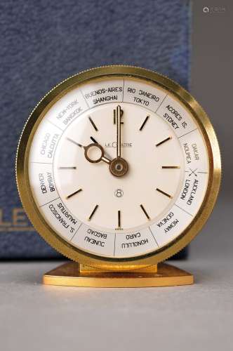 miniature LeCoultre alarm clock 