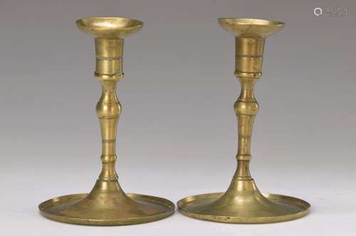 A pair of candlesticks