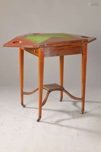 gambling table and armchair