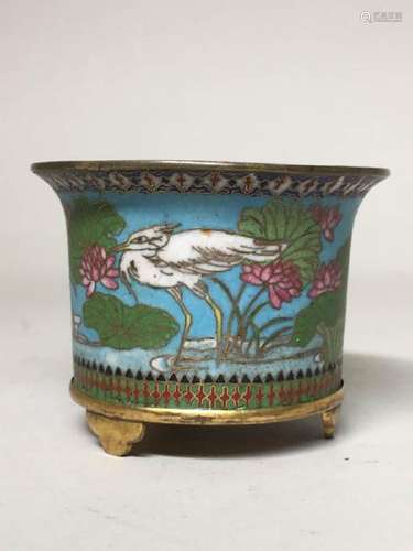 Chinese Cloisonne Censer