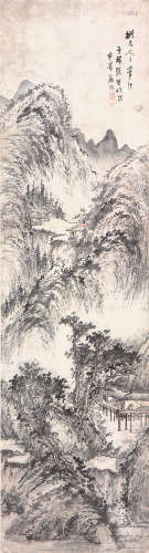 张 熊(1803-1886) 擬古人笔意 设色纸本 立轴