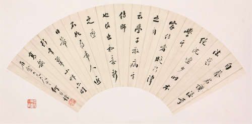 何维朴(1842-1922) 书法 水墨 纸本立轴