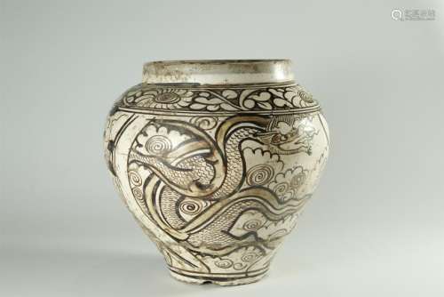 Very old ci-zhou yao jar, probably Yuan dynasty