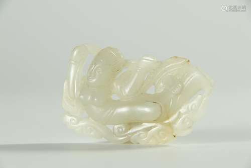 Superb jade carved pendant