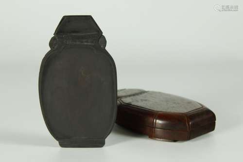 A nice Duan stone ink cake, Qing dynasty