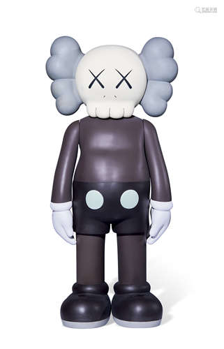 KAWS 2007年作 COMPANION 棕色 强化玻璃纤维塑胶 雕塑