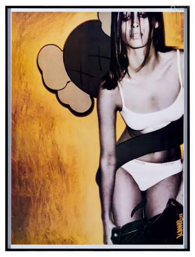 KAWS 1999年作 Christy Turlington 海报 海报