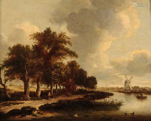 ASCRIBED TO JOHN CROME (1768-1821) A landscape with a windmill