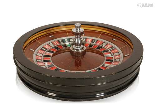 TABLE-TOP ROULETTE WHEEL by John Huxley, London