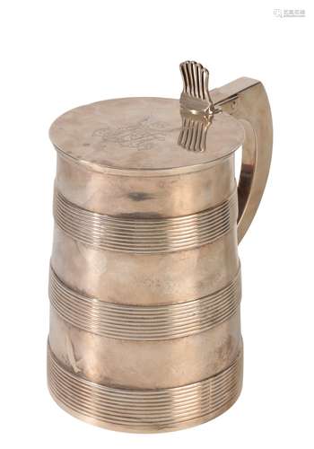 GEORGE III SILVER TANKARD