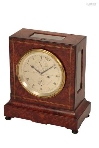 BIRCH AND GAYDON LTD EIGHT DAY CHRONOMETER ENGLISH BRACKET CLOCK