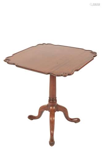 GEORGE III MAHOGANY TRIPOD TABLE