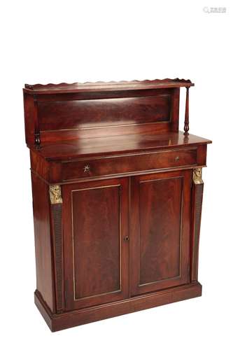 MAHOGANY EGYPTIAN REVIVAL CHIFFONIER