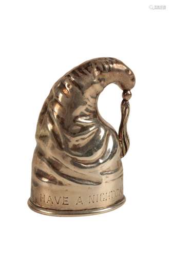 EDWARDIAN NOVELTY SILVER STIRRUP CUP