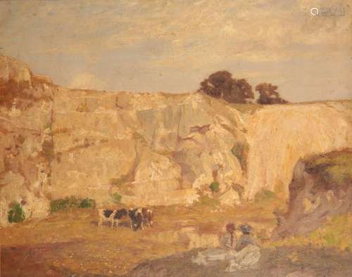 ALGERNON TALMAGE (1871-1939) 'The Old Chalk Pit'