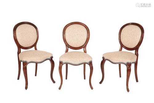 SET OF SIX VICTORIAN SALON CHAIRS