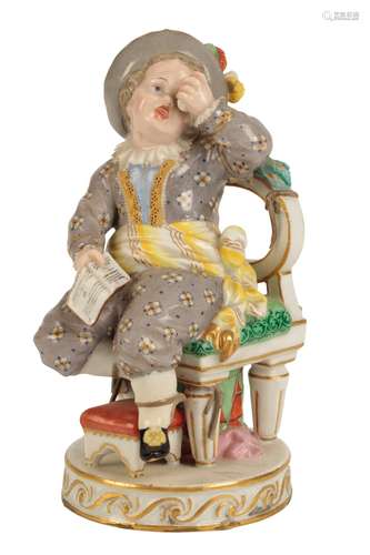 MEISSEN PORCELAIN FIGURE, LATE 19TH CENTURY