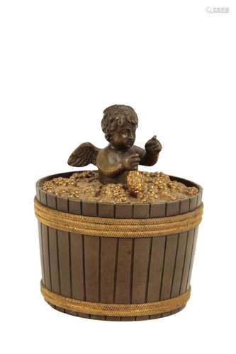 NOVELTY BRONZE INKWELL