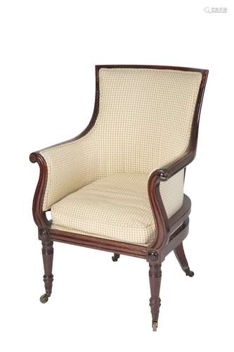 REGENCY ROSEWOOD TUB CHAIR