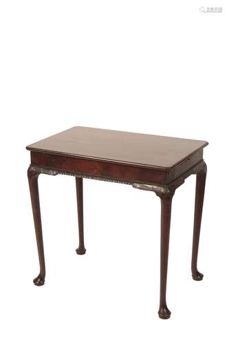 GEORGE II MAHOGANY SIDE TABLE