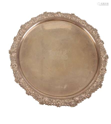 VICTORIAN SILVER SALVER