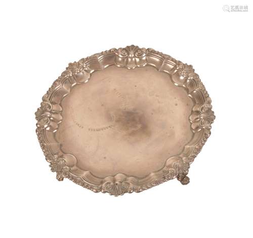 GEORGE III SILVER SALVER