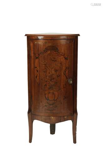 CONTINENTAL MAHOGANY CORNER CABINET