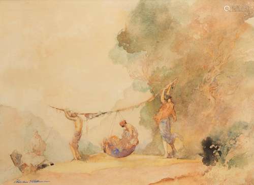 CHARLES ROBINSON (1870-1937) 'The Slave Market'