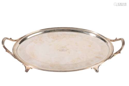 GEORGE III SILVER TRAY