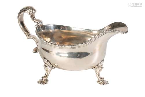 GEORGE II SILVER SAUCE BOAT