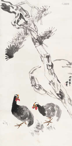 李味青 1909-1997 松下栖禽