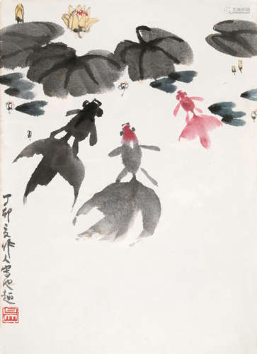 吴作人 1908-1997 池趣