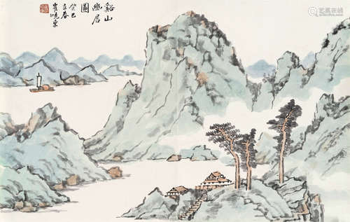 崔晓东 b.1953 谿山幽居图