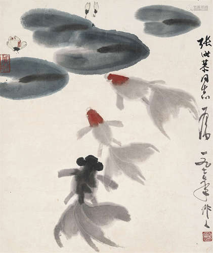 吴作人 1908-1997 金鱼