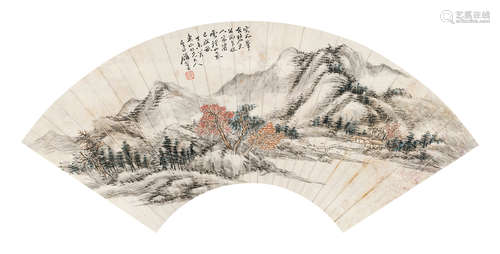 顾麟士 1865-1930 山水