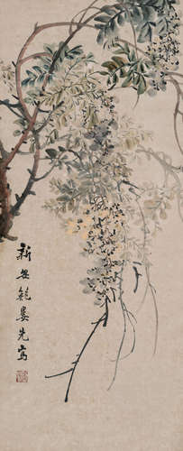 鲍娄先 1875-1958 紫藤