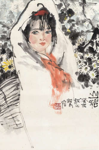 梁岩 b.1943 山花