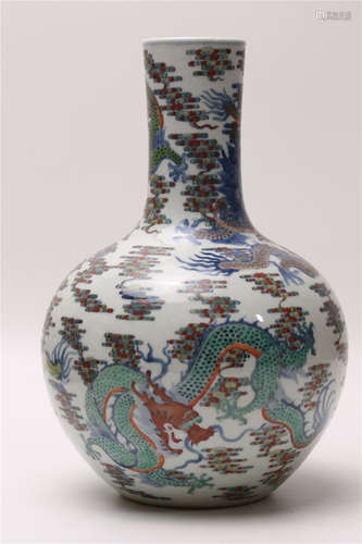 A Chinese Dou-Cai Porcelain Vase