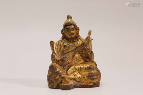 A Chinese Gilt Bronze Buddha