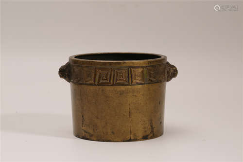 A Chinese Bronze Incense Burner