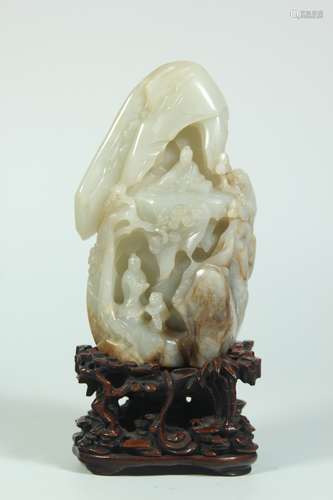 A Chinese Carved Jade Decoration